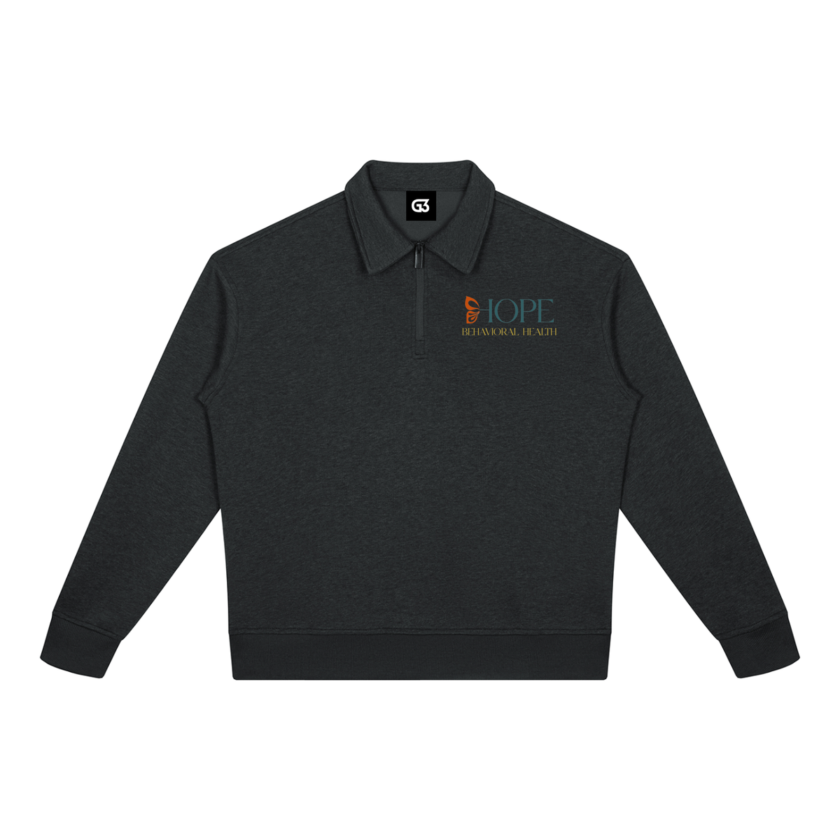 HOPE Unisex Boxy Quarter-Zip Sweatshirt