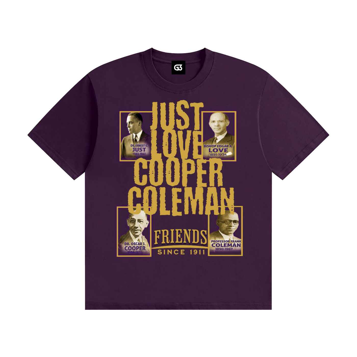 Friends Tee (PLUM SLIM FIT)