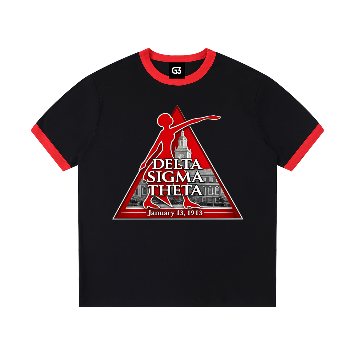 DST Ribbed Crewneck T-Shirt