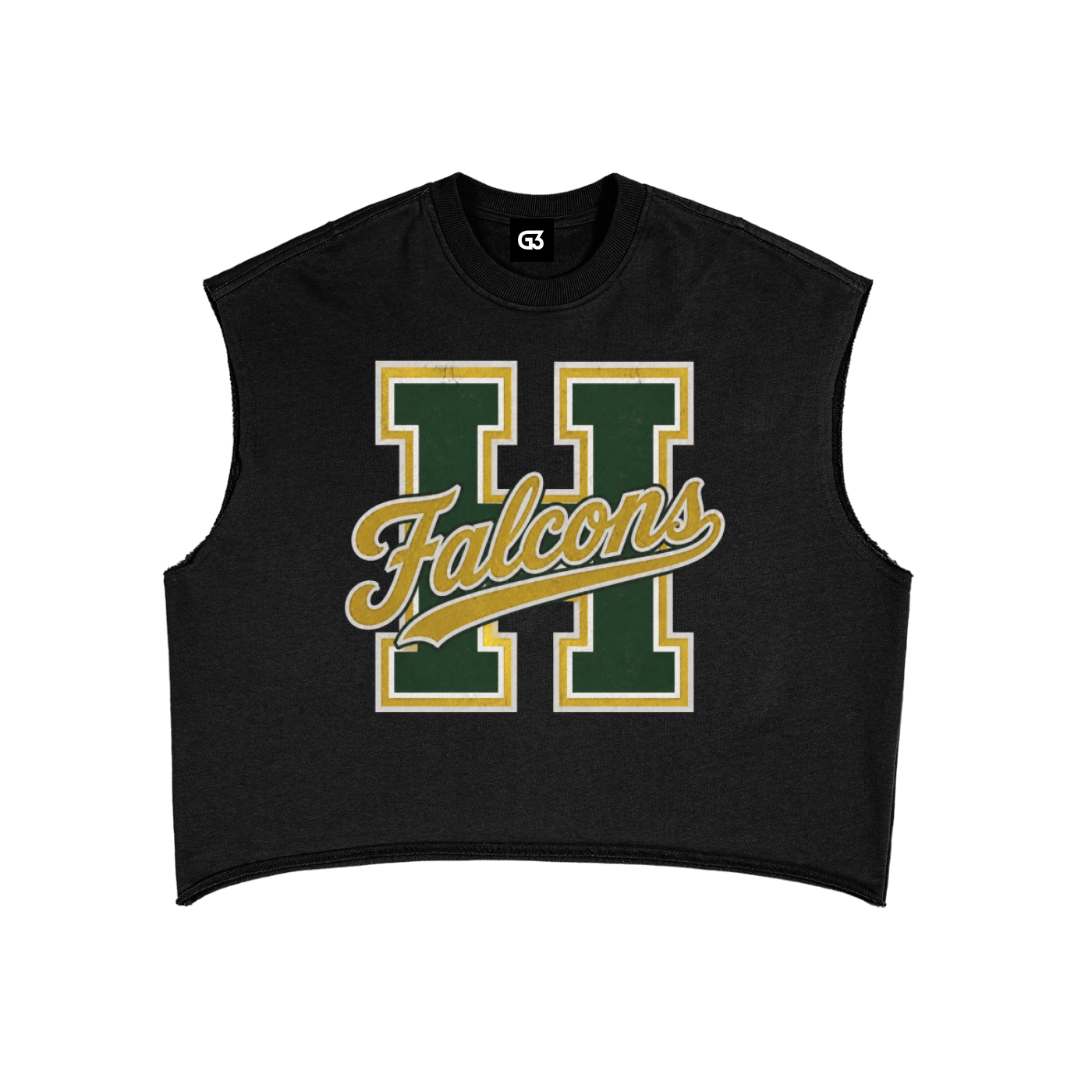 Huguenot French Terry Boxy Tank Top