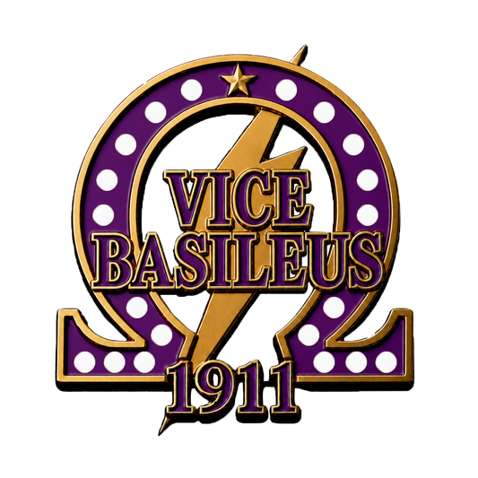 Omega Psi Phi Vice Basileus Lapel Pin