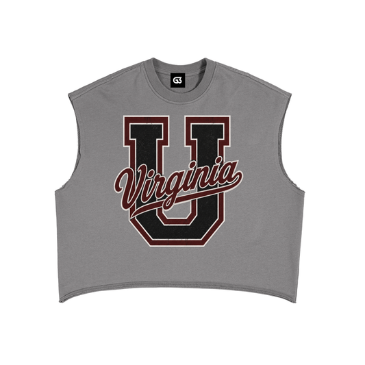 Big U French Terry Boxy Tank Top