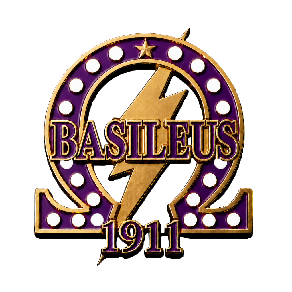 Omega Psi Phi Basileus Lapel Pin