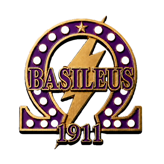 Omega Psi Phi Basileus Lapel Pin