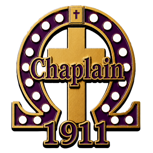 Omega Psi Phi Chaplain Lapel Pin