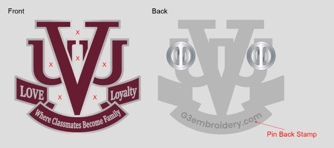 VUU Love & Loyalty Lapel Pin