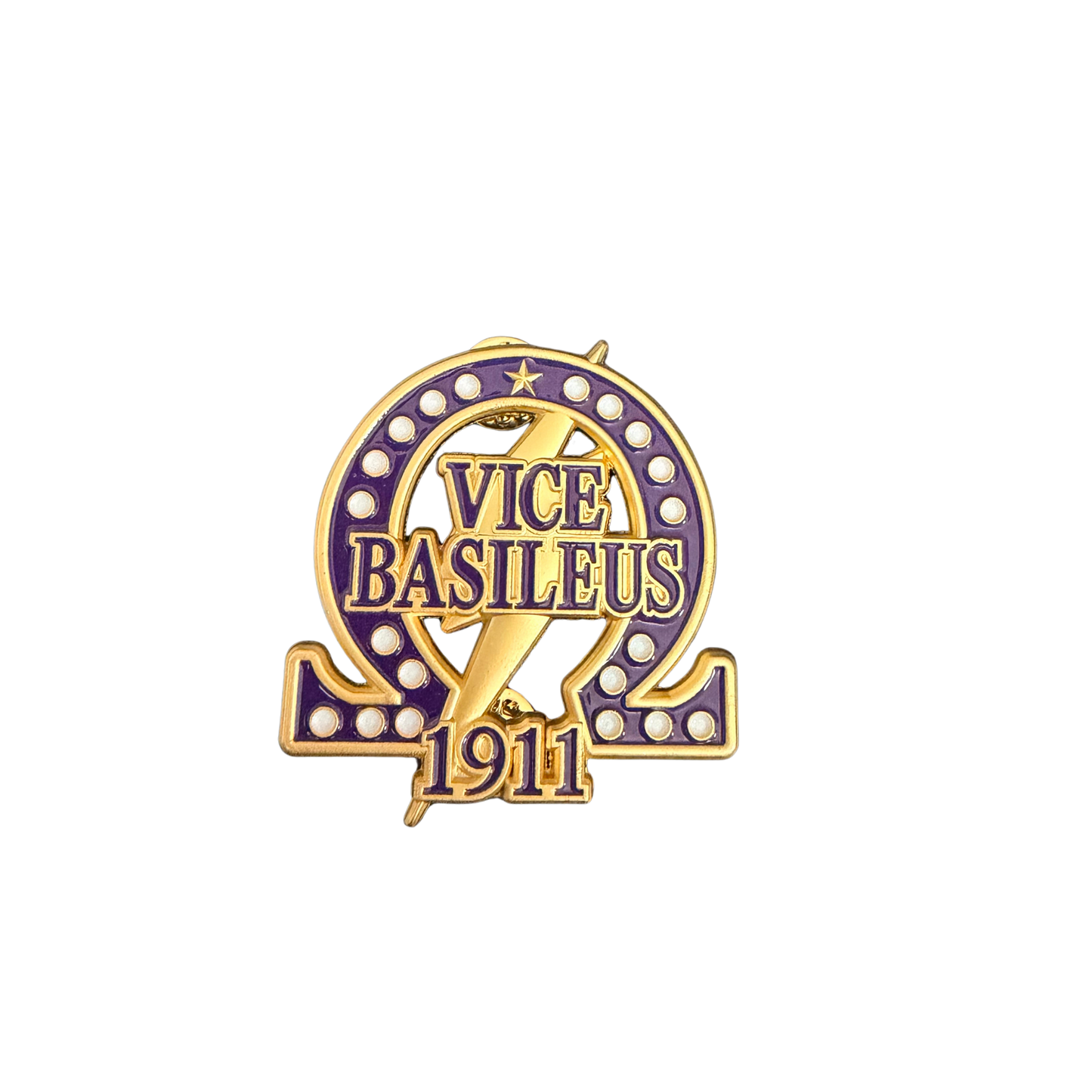 Omega Psi Phi Vice Basileus Lapel Pin