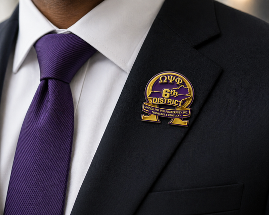 6th D Lapel Pin