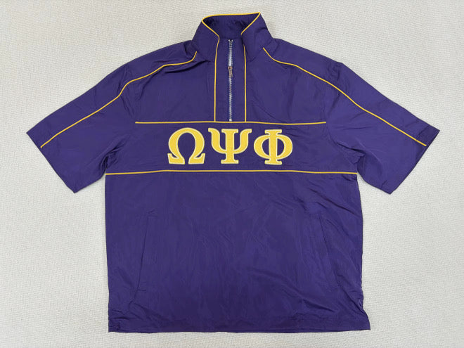 Omega Psi Phi Gold Quarter Zip (PRE ORDERS WILL SHIP ON 9/29/26)