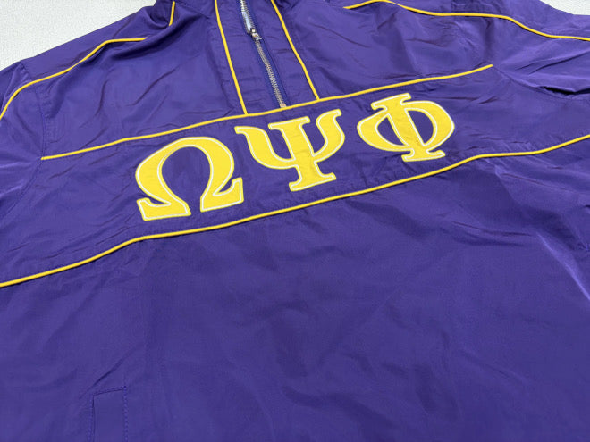 Omega Psi Phi Gold Quarter Zip (PRE ORDERS WILL SHIP ON 9/29/26)