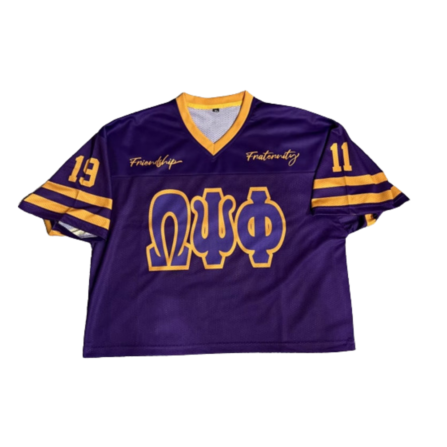 Que Psi Cropped Football Jersey
