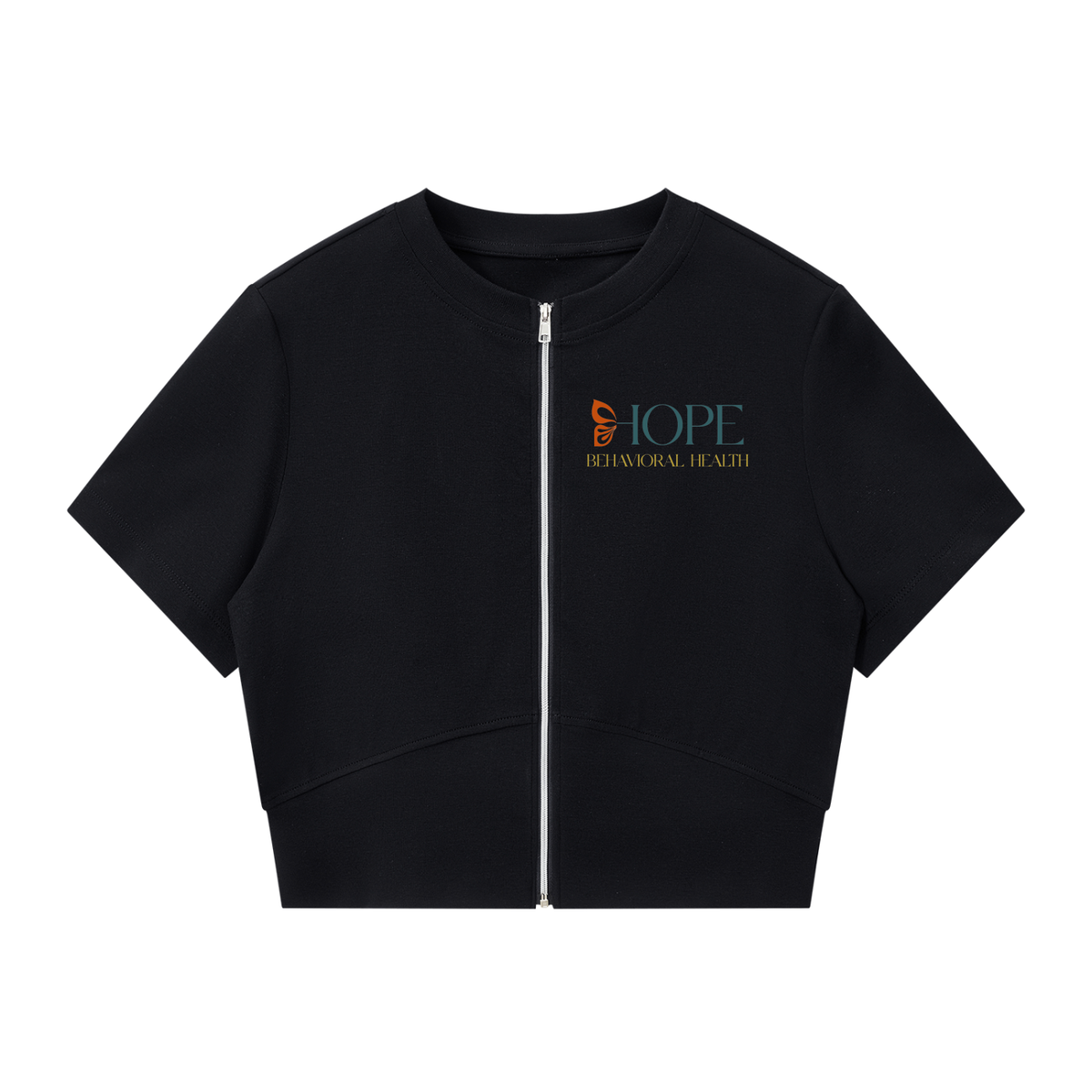 HOPE Women’s Paneling Full Zip T-Shirt