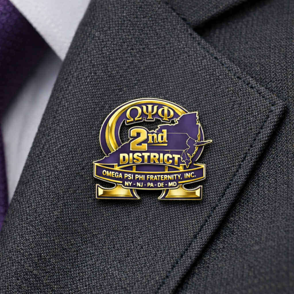 2nd D Lapel Pin