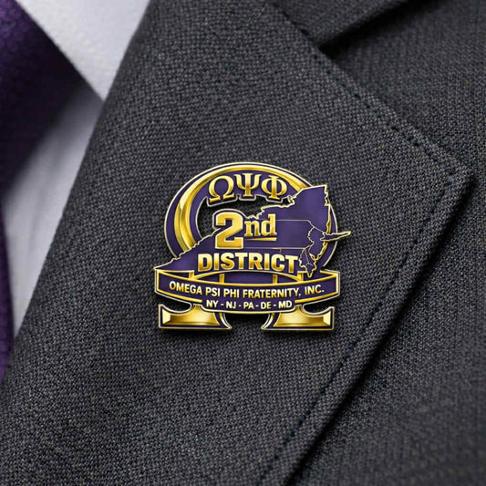 2nd D Lapel Pin