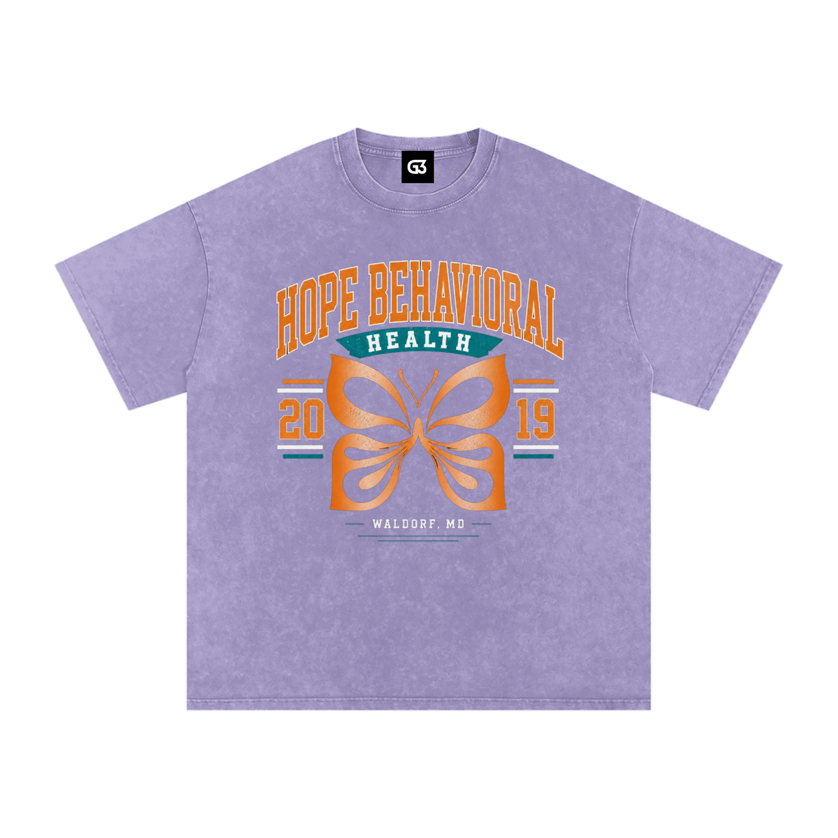 HOPE Snow Washed Oversized Cotton T-Shirt
