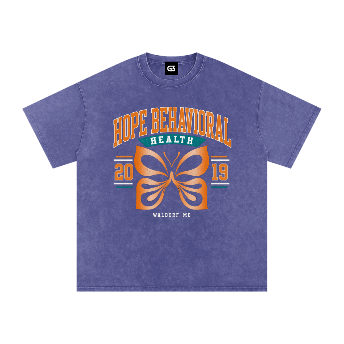 HOPE Snow Washed Oversized Cotton T-Shirt